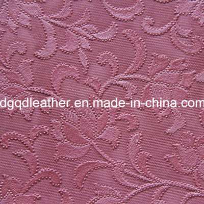 Flower Emboss Strong Scratch Furniture PVC Leather (QDL-51593)